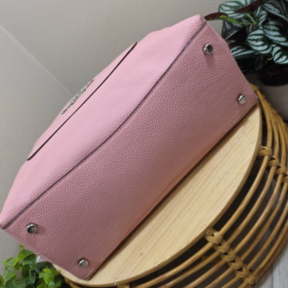 Coach Emma Pebbled Leather Satchel - Picture 11 of 16